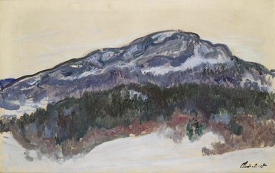 Mount Kolsaas, Norway by Claude Monet